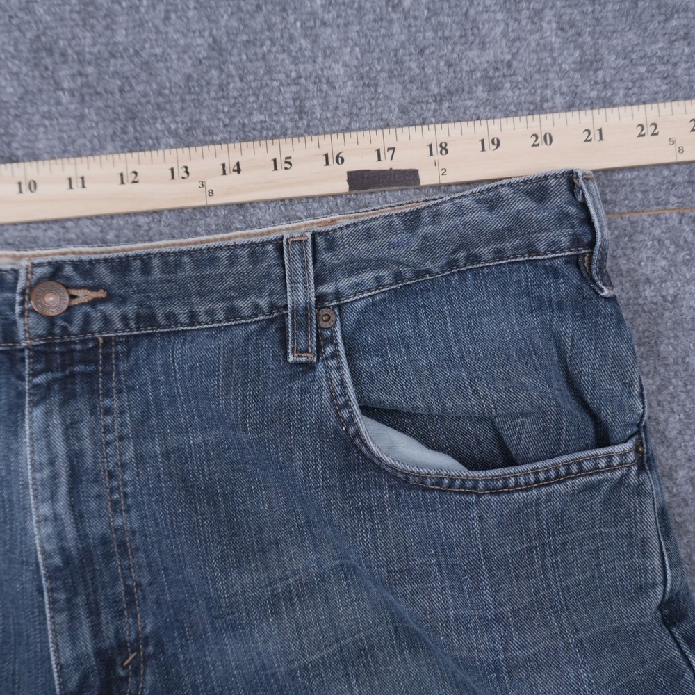 Eddie Bauer Relaxed Fit Jeans Mens 40x32 Blue Medium Wash Denim Cotton 1920 - Picture 6 of 10